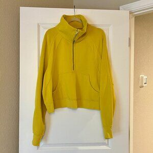 lululemon athletica Yellow Half-Zip Sweatshirt
